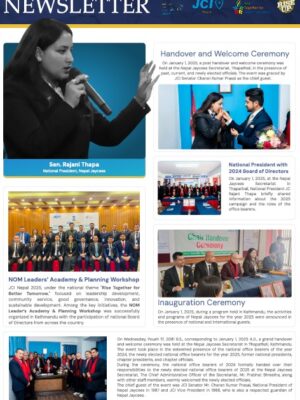 JCI Nepal Newsletter Cover